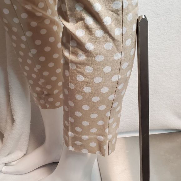 New York & Company Tan Polka Dot Pants - Picture 7 of 10